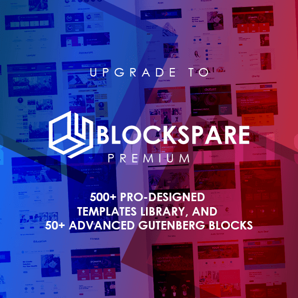 BlockSpare — News, Magazine and Blog Addons for (Gutenberg) Block Editor